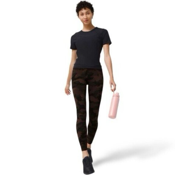 Lululemon Wunder Train High-Rise Tight 25" Heritage 365 Camo Brown Earth Multi 8 - Picture 3 of 7